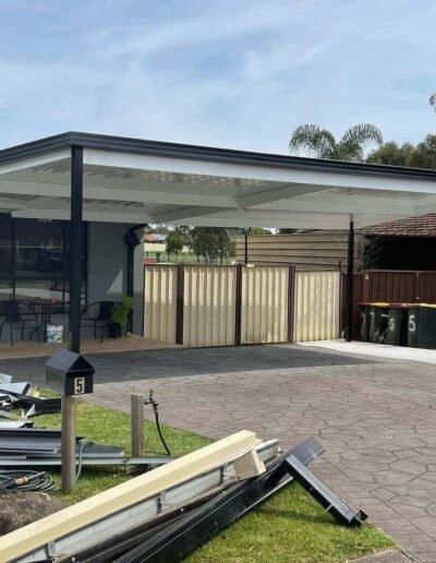 Custom Timber Deck Installation of roof