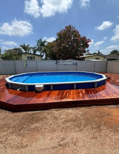 Renovated patio designed for modern outdoor living