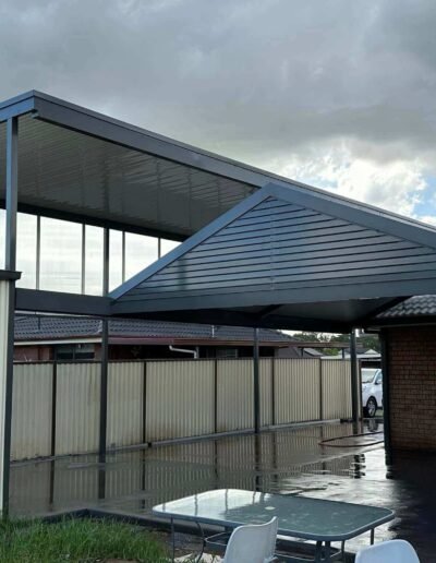 Professionally built pergola for residential property